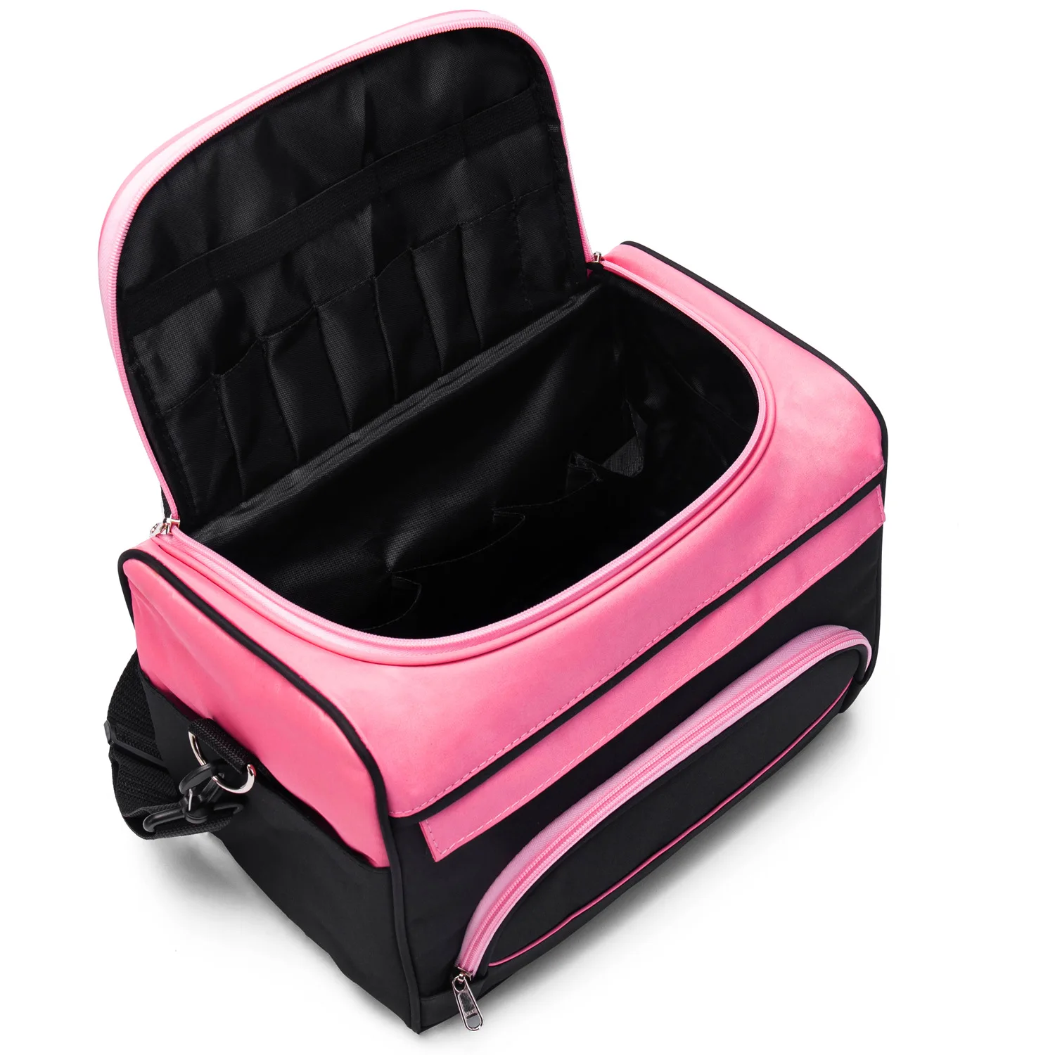 Cosmetics Beauty Styling Bag Multi-functional Hair Makeup Salon Hairdresser Toiletry Organizer Tool Hairdressing Case with Strap