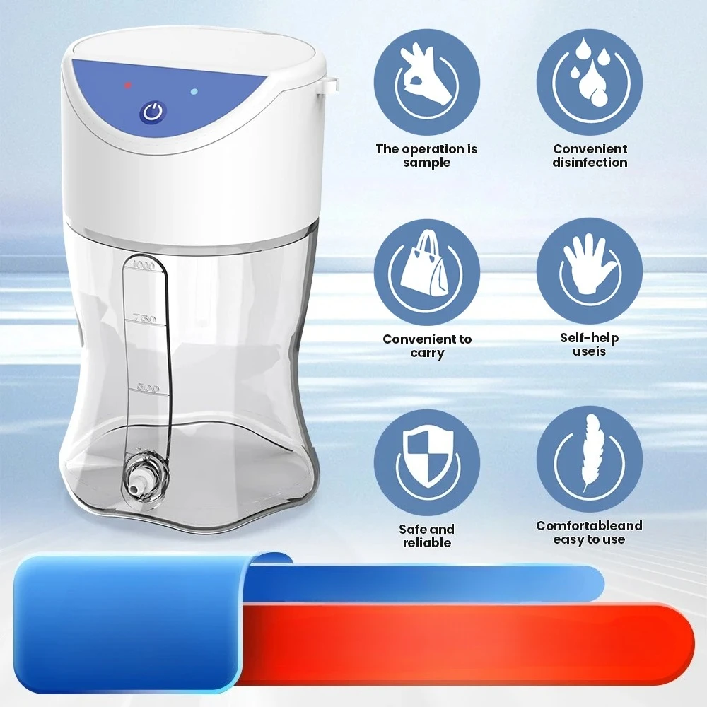 

Electric Enema Bottle Electric Colon Hydrotherapy System Organic Bucket Kit for Deep Intestinal Cleansing & Bidet Washing
