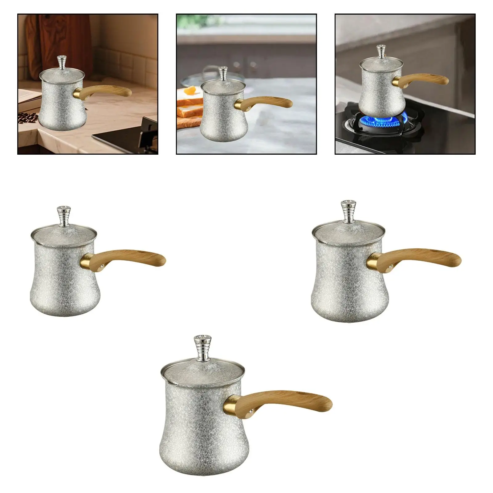 

Чайник-кофейник для индукционных плит, профессиональный подогреватель для молока и сливочного масла, кувшин для плавления шоколада для ресторанов и домашнего использования