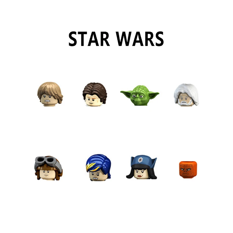 

PG8115 Building Blocks Luke Skywalker Bricks Figures Han Solo Mini Figurines Yoda Figure Sabine Wren Weequay Assembly Kids Toy
