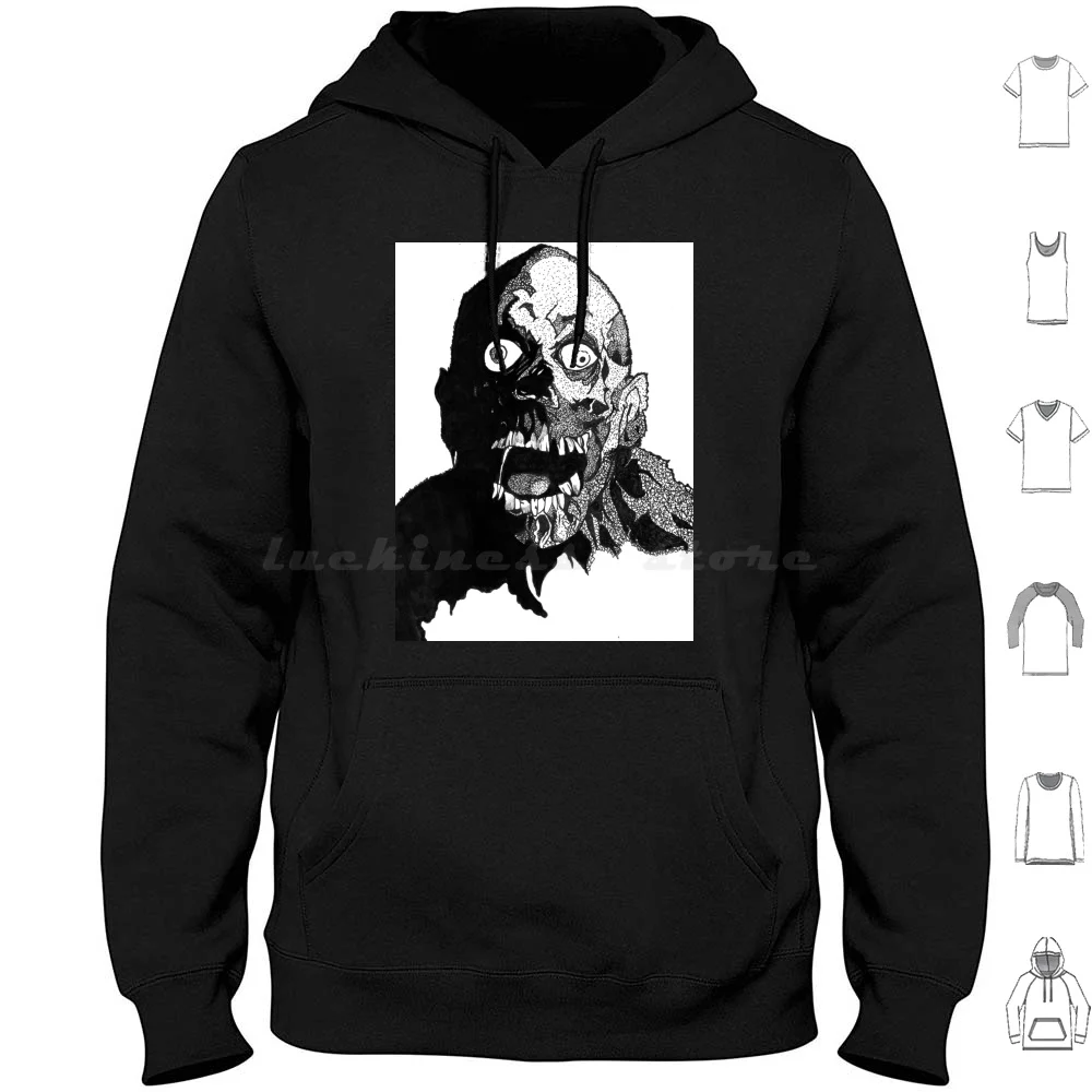 The Return Of The Living Dead Tarman Hoodies Long Sleeve Horror Noirpopcultureart Movie Movies