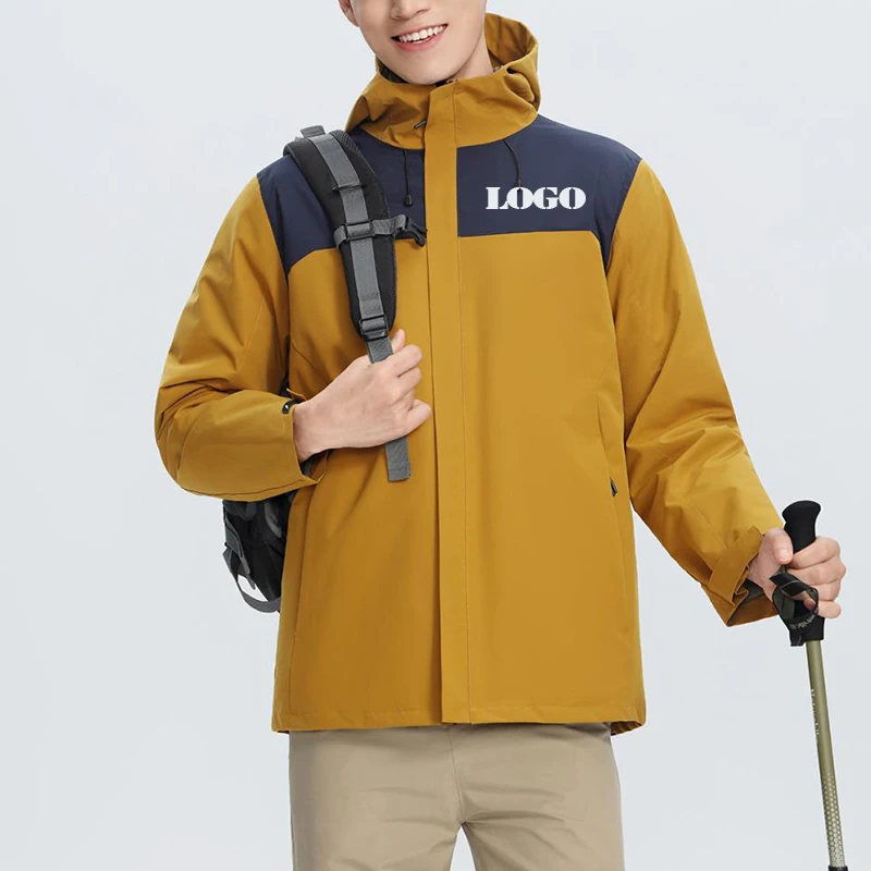 Graphene Heating Winter Jacket, Waterproof Windproof Ski Coat Mountaineering Parka with Down Cotton Insulation Free Custom Logo