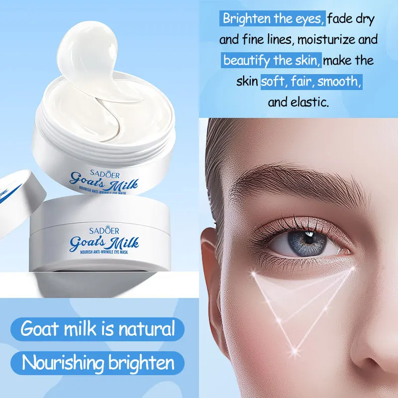 

SADOER Goat Milk Moisturizing Eye Mask Firming and Moisturizing Eyes