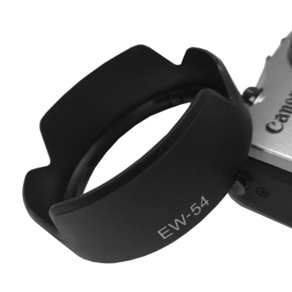 Flower Petal Bayonet Lens Hood Shade Replace EW-54 for Canon EF-M 18-55mm f/3.5-5.6 IS STM / 18-55 mm f3.5-5.6 IS STM EW54 EW 54