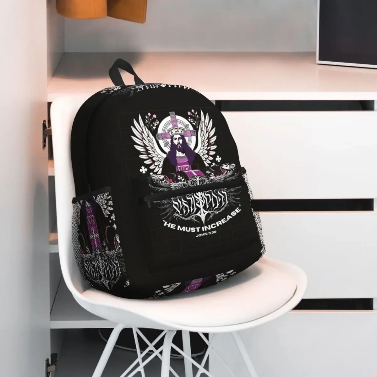 

Рюкзак He Must Increase, рюкзак большой емкости, детская сумка для книг, школьная сумка, сумки на плечо для мужчин и женщин