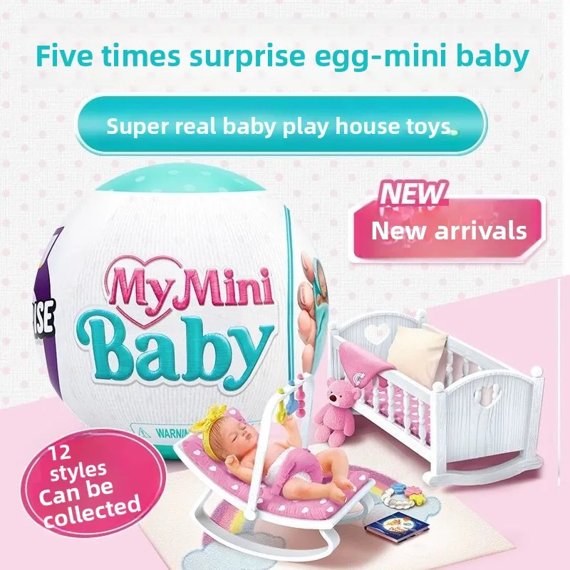 

Genuine 2nd Five Times Surprise Mini Baby Ball 10cm Blind Egg Princess Doll Play House Toy Gifts