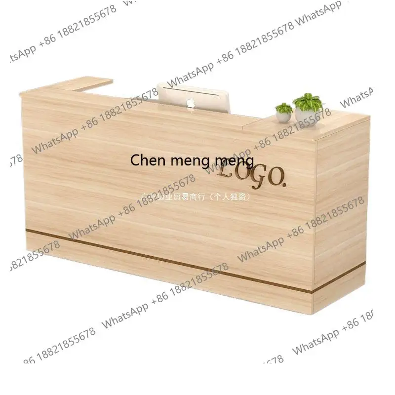 Bancone cassiere Semplice e moderno Negozio di abbigliamento Salone di bellezza Negozio di tè al latte Tavolo Reception del negozio