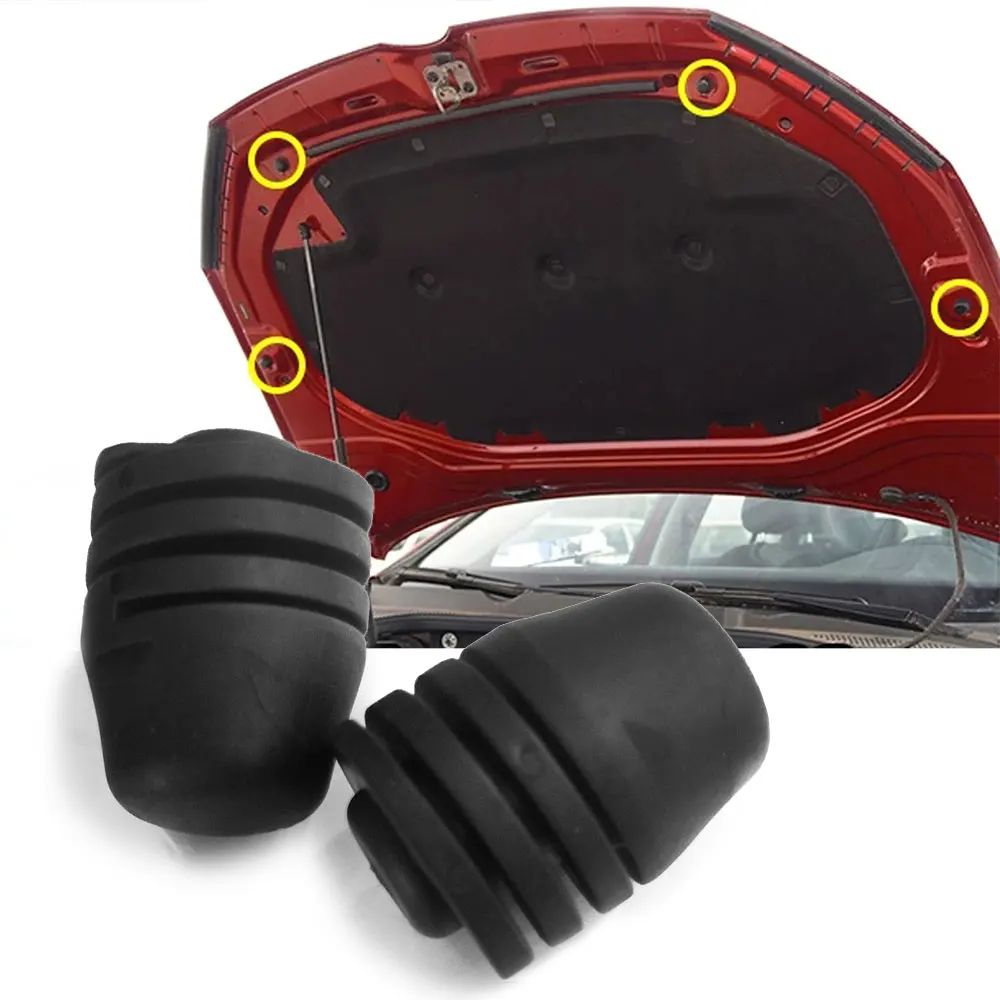 Para VW Dasher Rabbit Jetta Scirocco Golf Polo Tiguan Audi 4000 parachoques de coche capó tapa puerta trasera tope de goma cojín amortiguador