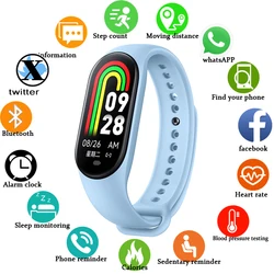 Nowy inteligentny zegarek M6 IP67 Mężczyźni Kobiety Smartband Smartwatch Tętno Fitness Tracker Ciśnienie krwi Sportowa inteligentna bransoletka dla Androida