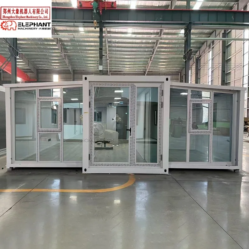 Customized Quick Build Prefabricated 20Ft 30Ft 40Ft Container Expandable House Steel Structure Prefab For Sale Folding Home