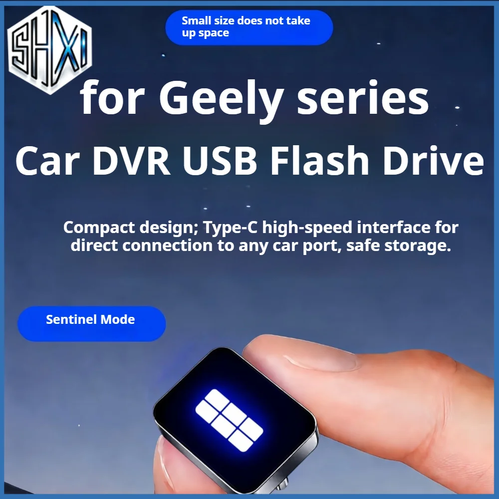 For Geely Galaxy A7, Starship 7, L6, L7, E5, M9, Xingyao 8 Car Grade U Disk for Sentinel Mode