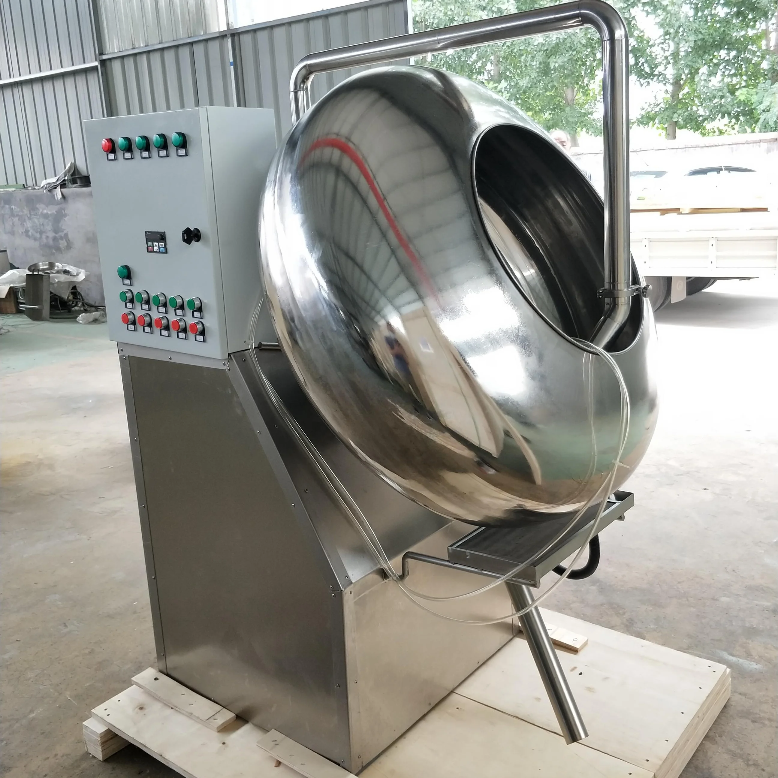 상업용 전기 스테인레스 초콜릿 코팅 냉각 기계, 초콜릿 장식 기계, 3000W