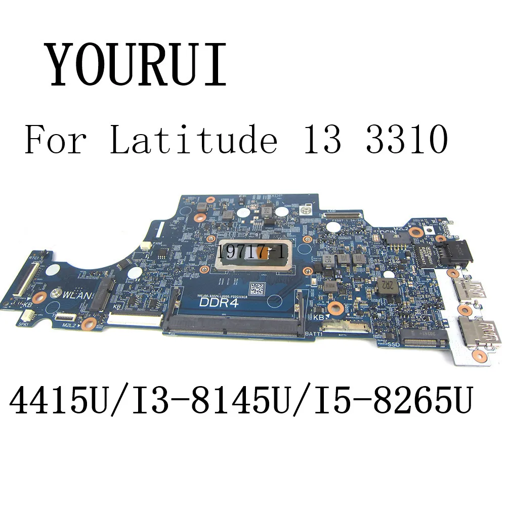 Per la scheda madre del computer portatile Dell Latitude 13 3310 con scheda madre 4415U/I3-8145U/I5-8265U CPU 19717-1