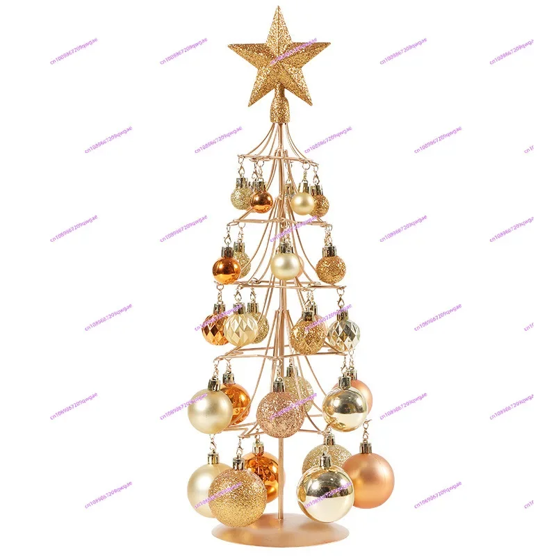 

Ornaments Iron Frame Christmas Ball Wrought Iron Christmas Table Ornaments Gifts Tree Top Star Christmas Tree