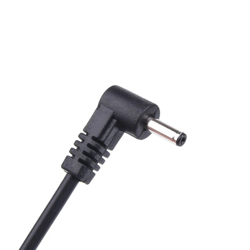 3.3ft 1m USB to for DC 3.5x1.35mm Elbow Power Cable for USB Lights Fans Cartoon Watches Radiators 5V Mini Speakers