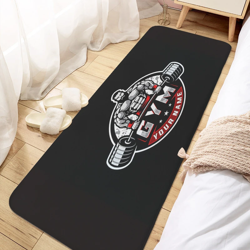 

Bedroom Rug GYM Floor Mats Doormat Entrance Door Porch Foot Mat Non-slip Hallway Balcony Carpet Slip-resistant Home Bathmat