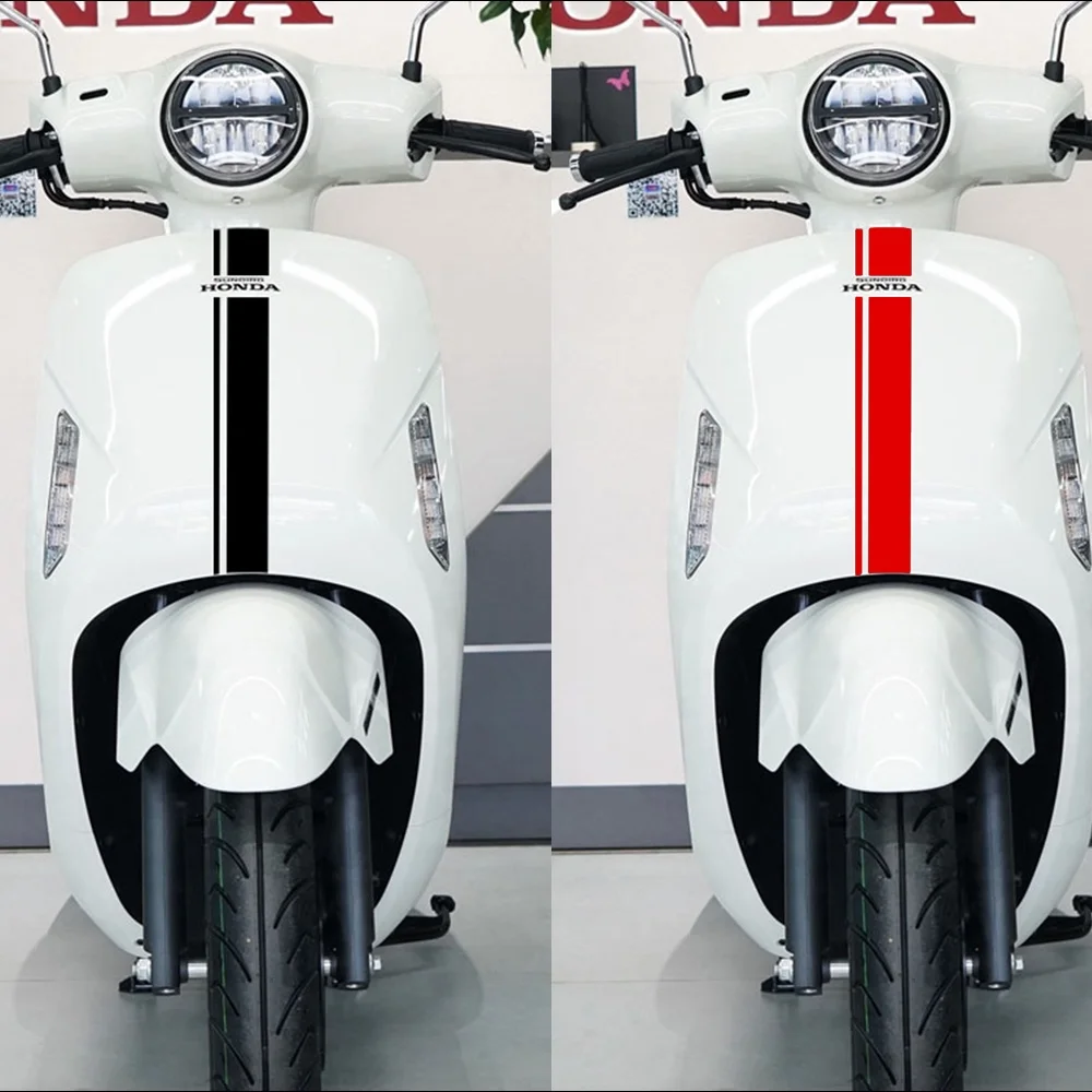 Motorcycle Stripe Reflective Sticker Fuel Tank Fender Decorative Decal for Honda Vespa Piaggio Sprint Super LX150 PX S125 GTS