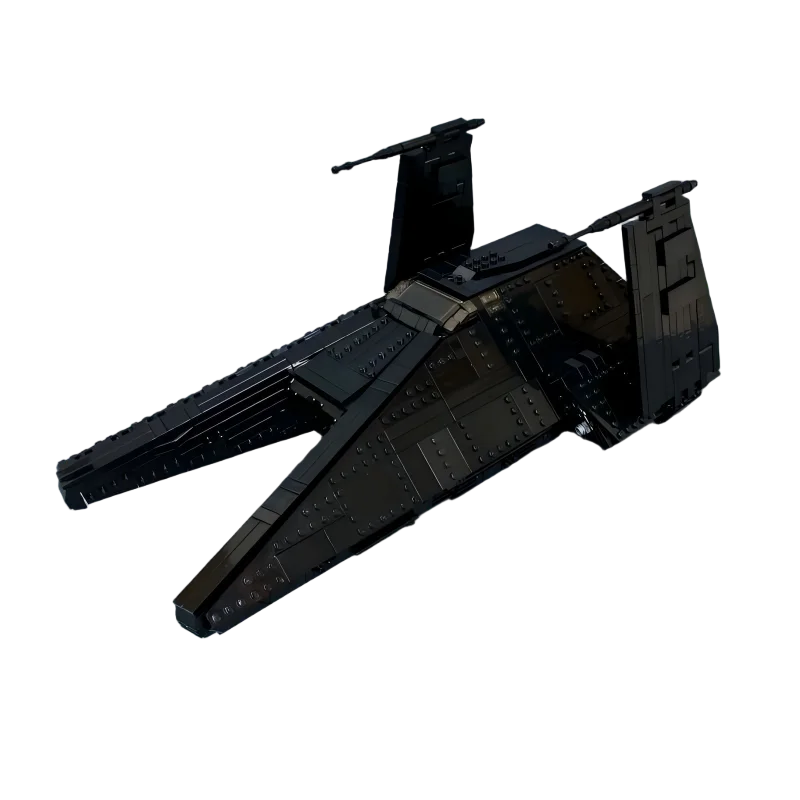 Space Movie Series Interrogator Transport Ship Showcase MOC Building Block Assembly Model Small Particle Bricks Toy Boy's Xmas
