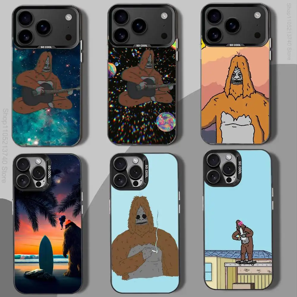 

SasquatchS A-Abstract The Phone Case For iPhone 12,16,11,14,13,17,15,E,Max,Plus,Air,Pro,Mini black Shockproof Cover
