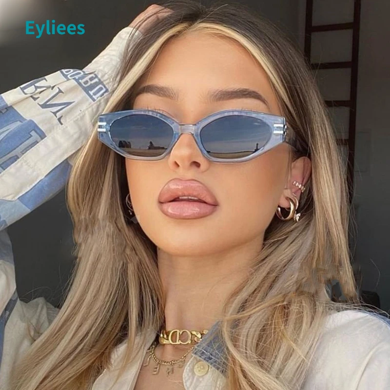 Eyliees 2022 Vintage Women Sunglasses Small Retro Glasses Women/Men Leopard Eyeglasses Women Brand Designer Gafas De Sol Mujer