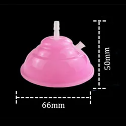 Male Luer Silicone Ozone Cupping Cup For ozone machine