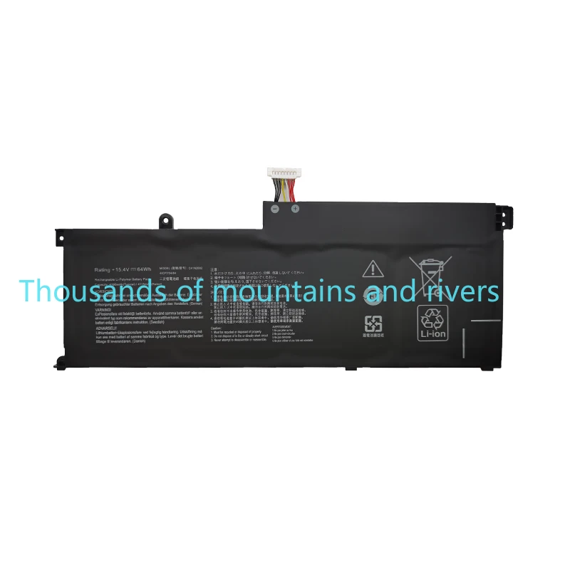 

C41N2002 15.4V 64WH Laptop Battery For Asus ZenBook Pro 15 UX535 UX535L UX535LH UX535LI UX535LH-BH74 UX535LH-BN002T02