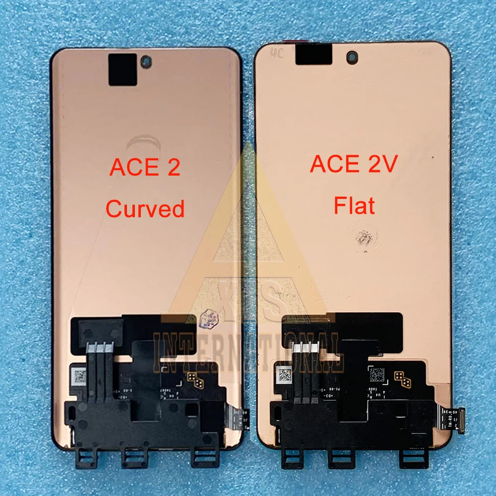 6.74'' Original AMOLED For OnePlus ACE 2V Ace2 V LCD PHP110 Ace 2 PDHM00 LCD Screen Touch Digitizer For OnePlus 11R LCD Frame