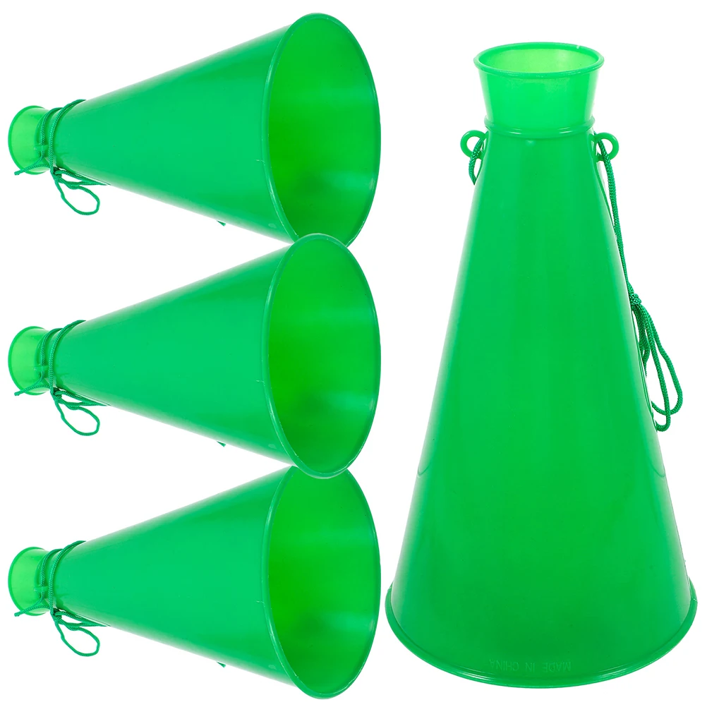

4pcs Cheer Plastic Horns for Fans Party Football Favors Noise Maker Toy Toddler Toys Game Accessories