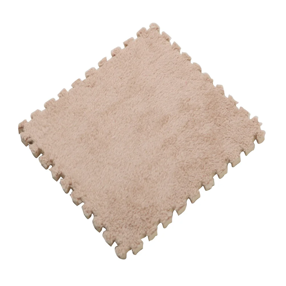 

Eva Kids Puzzle Mat Light Tan Interlocking Baby Crawling Carpet Durable Non-Slip Exercise Fitness Floor Mat Carpet