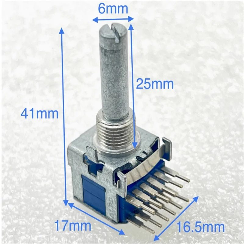 1 PCS ALPS SRBU type band switch dual, 2-pole, 5-speed circular shaft length 25mm