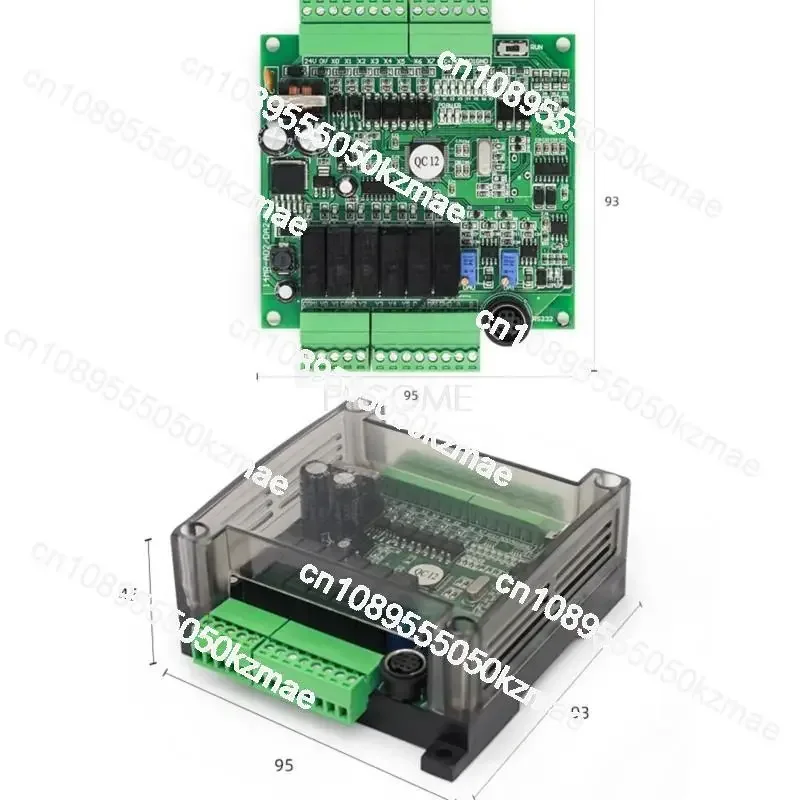 FX1N FX2N 14MR 14MT PLC, 2AD 2DA Clock Optional, RS232 RS485 Modbus Master/Slave 24VDC for Mitsubishi PLC