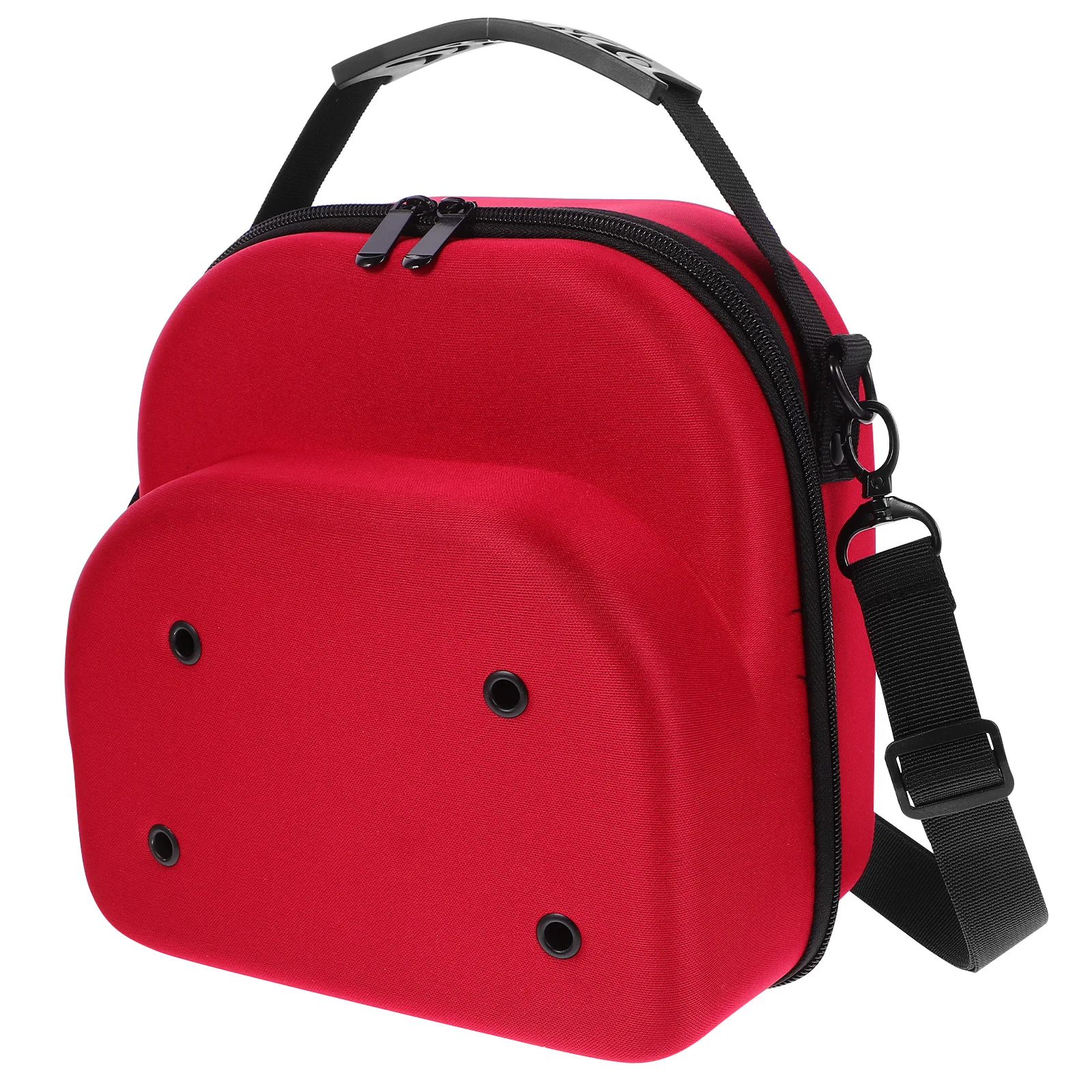 

Eva Hard Hat Storage Box Travel Carrier Baseball Caps Organizer Portable Adjustable Shoulder Strap Case