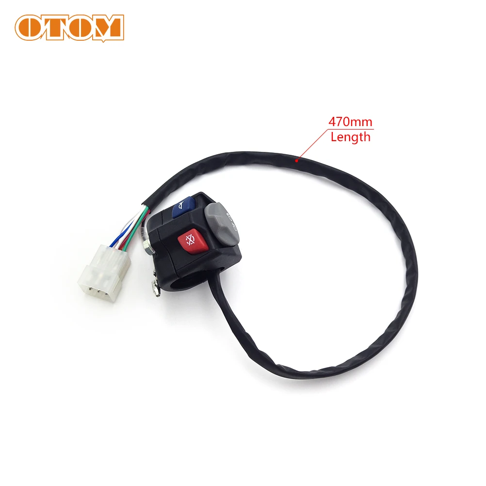 OTOM Motorcycle Switchs For KTM XCW EXC 125 150 450 500 Headlight And Horn Combination Switch Handlebar Controller ON OFF Button