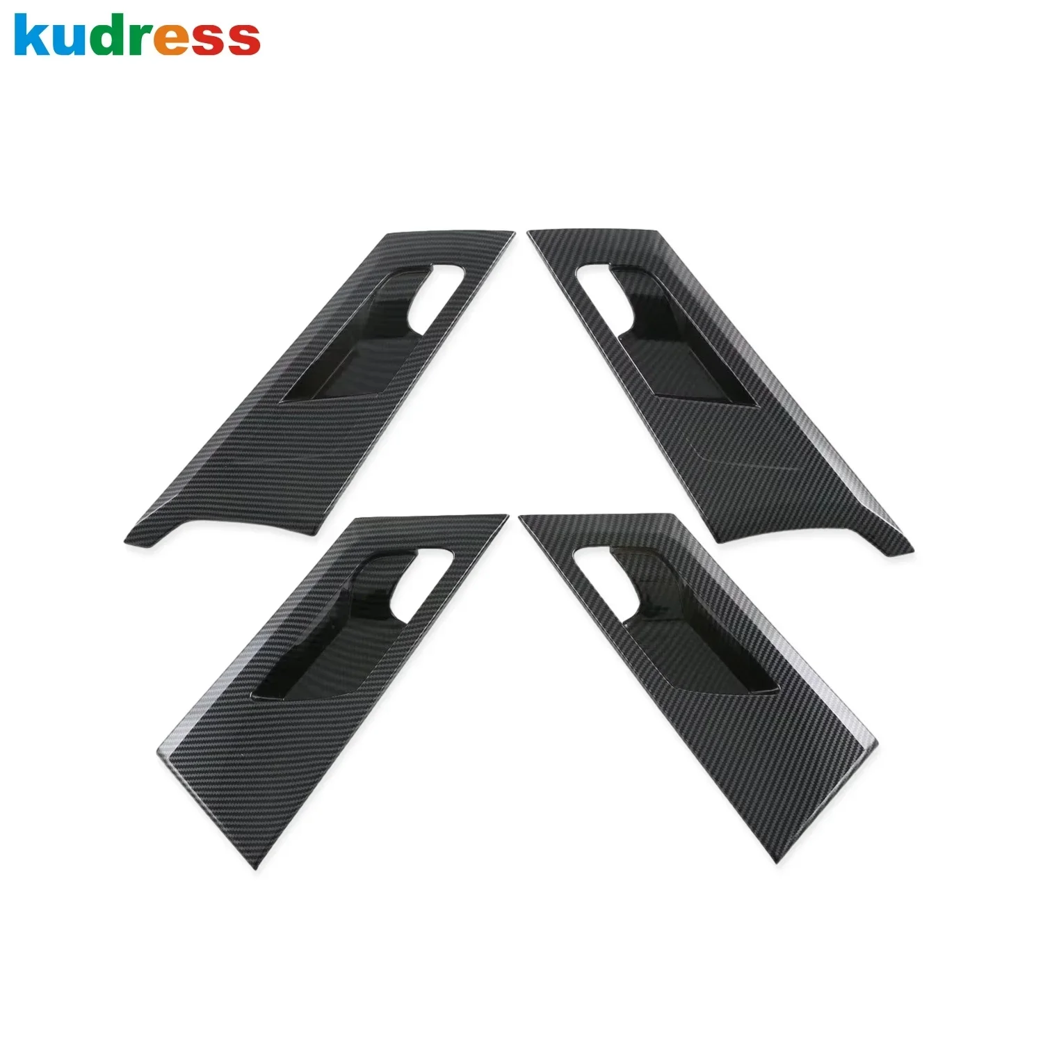 

Для Mitsubishi Outlander 2022 2023 2024 2025: Накладка на внутреннюю ручку двери из углеродного волокна, аксессуары для интерьера автомобиля