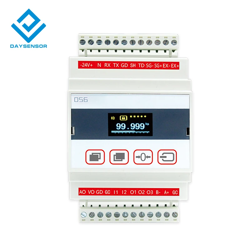 

D056 load cell indicator Display Controller Digital Force Gauges Amplifier Junction Box Weighing Transmitter for Guide Rail