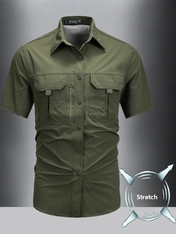 

Мужская свободная дышащая спортивная одежда Qui Dry ort Sve irt, защита от солнца, тактическая спецодежда, удобная Urban Faion Summer irt