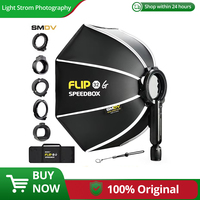 SMDV Flip 32 Quickly Release Parabolic Out Door Softbox for A2 Godox V1 AD100PRO AD300PRO V860III AD200 Flash Soft box