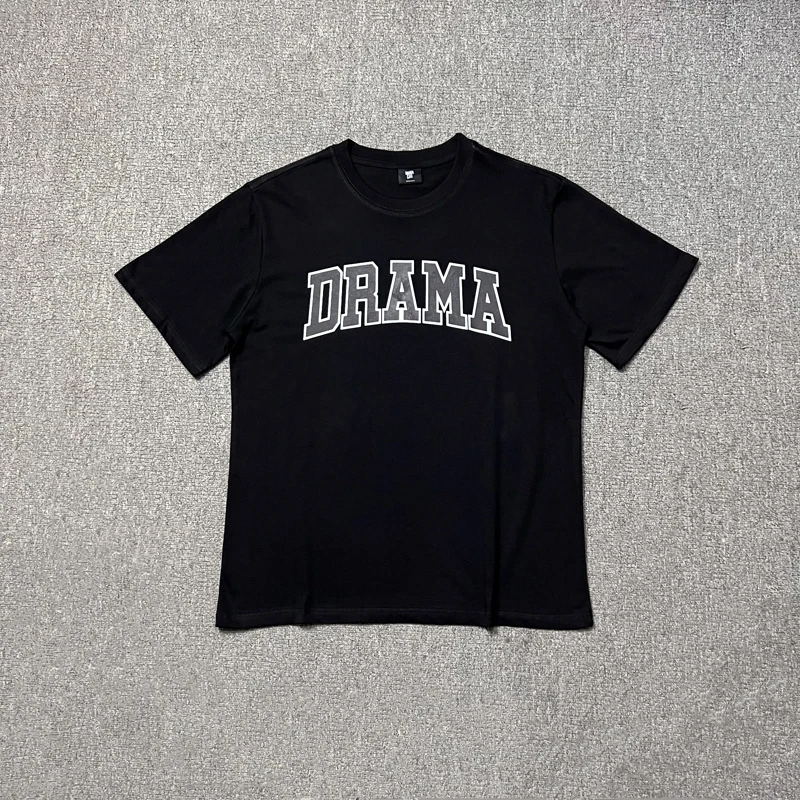 

24ss Drama Call Tshirs High Street Casual Hip Hop Unisex Oversized T Shirt Men Women Tee