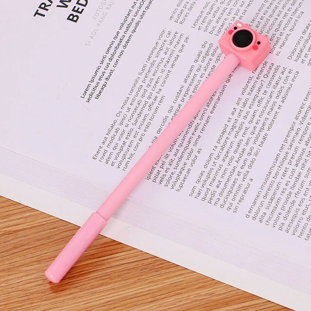 

12pcs Camera Cute Writing For Kids Students Cute Pens Kids Prize Gifts Bulk School Office Supplies Note Taking Sign Pens