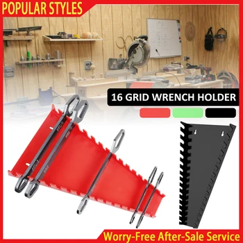 2pcs מפתח מפתח אחסון מפתח ברגים תיבת sorter סותר מפתח ברגים סטנדרטי אחסון כלי מוסך מפתח ברגים