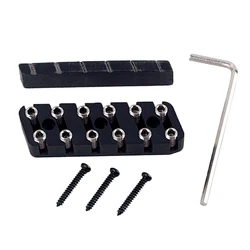 6/7/8 String Headless Guitar Bridge Nut Guitar Fixed Saddle Bridge Nut Set Replacement Parts for Electric Guitar Parts Accessori