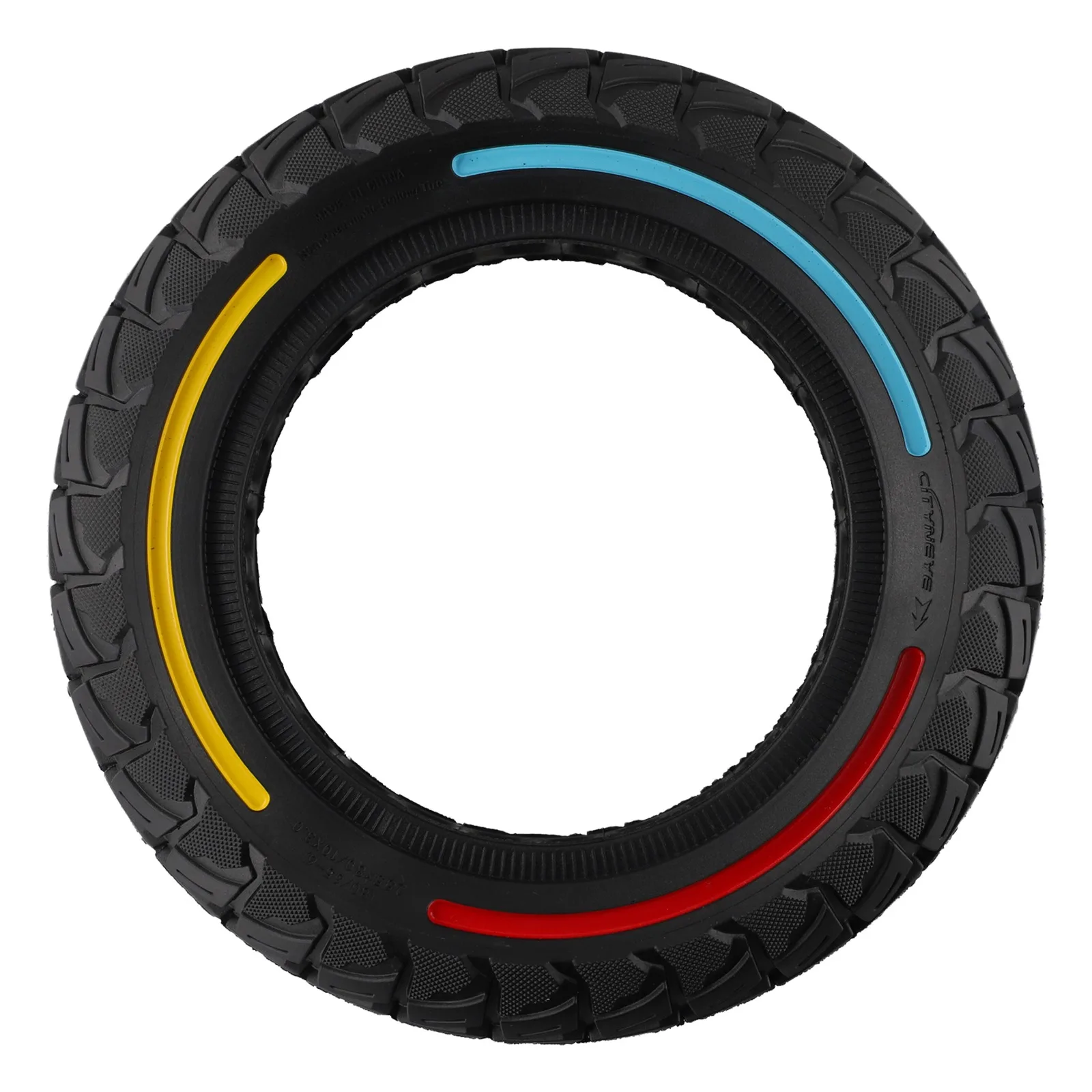 Solid 10 Inch Tire for Zero 10X and For Kaabo Mant Electric Scooters Flat Proof Long Lasting Rubber Construction