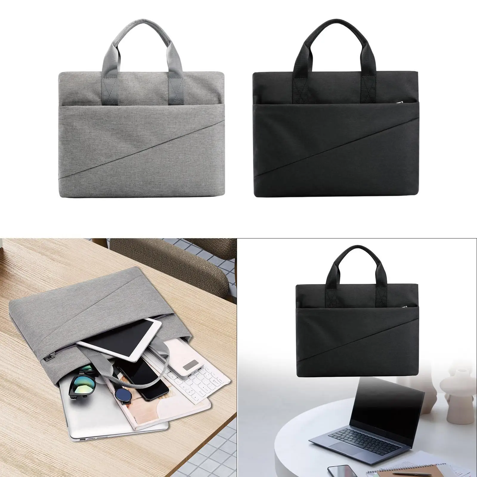 Briefcase Laptop Case Portable Oxford Cloth Meeting Office School Organizer Multifunctional Document Bag Laptop Briefcase