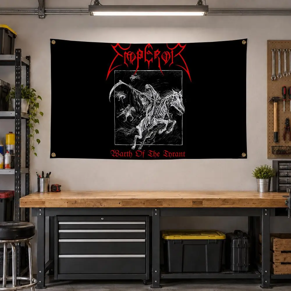 Band Death Metal Classic Heavy Rock Flags Personalized Banner Flag Room Dorm Camping Picnic Garage Bar Outdoor Wall Decor