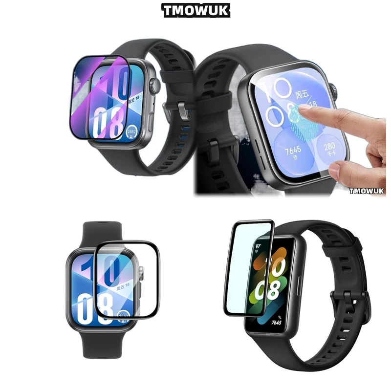 

For Huawei Band 6 7 8 9 10 B6 B7 Watch D2 Fit 3 4 Pro Special Edition - Ultra - Smooth Anti - Scratch Soft Screen Protective Fil