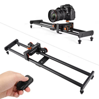 YELANGU Camera Video Track Dolly Motorized Electric Slider Dolly for Canon for Nikon SLR Camera/Smartphone L4X Slider Dolly Car