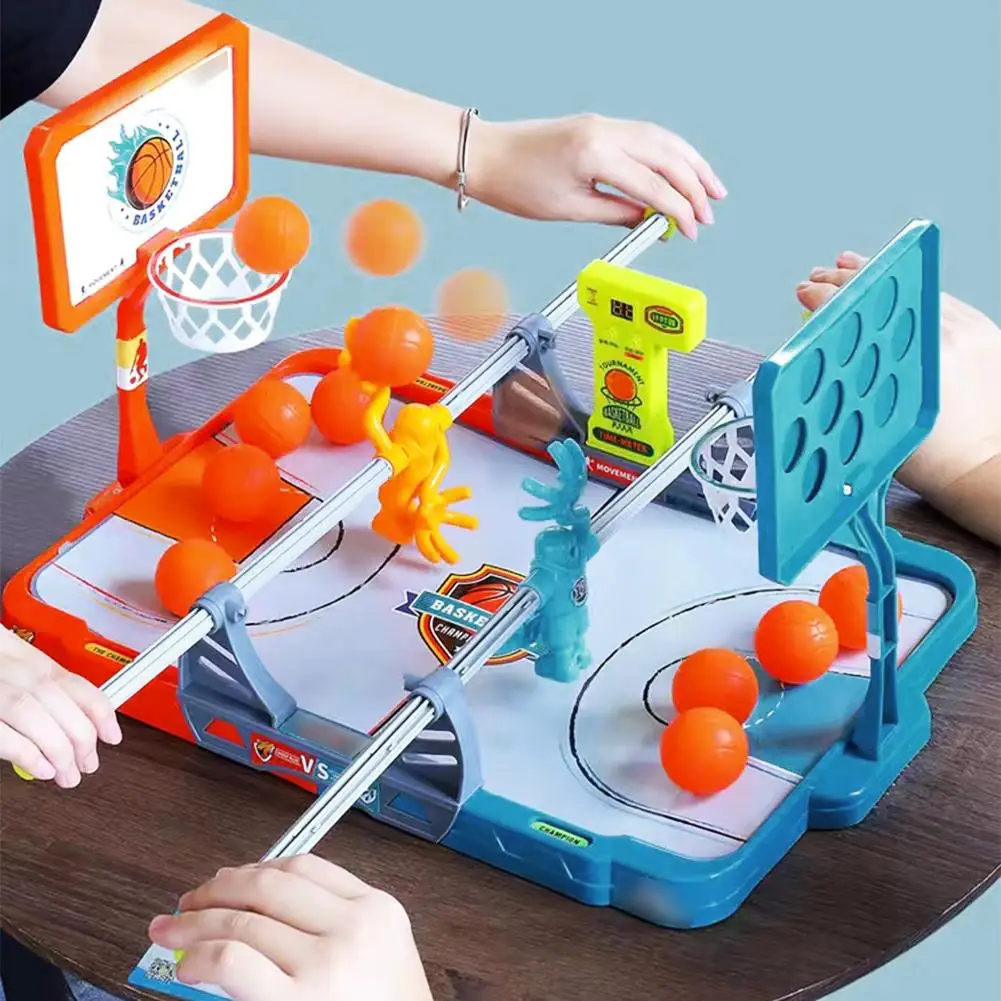 Creative Mini Shooting Toy Parent-child Interaction Desktop Fingertip Basketball Game Set Exercise Children\'s Hand-eye Coordinat