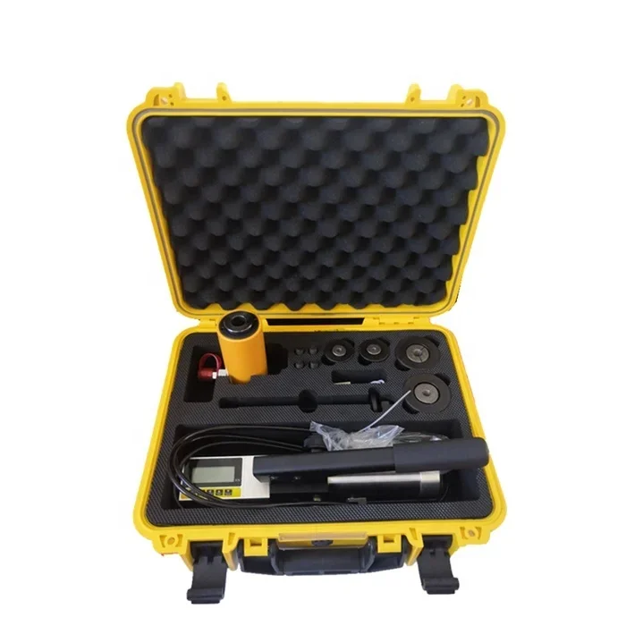 

Hydraulic cylinder Digital Rebar Pull out Force Tester Concrete Anchor Tensiometer