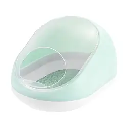 Hamster Hideout Chinchilla Bathtub Box Hamster Bathing Bowl Transparent Beds, Sand Bath Box Small Animal Habitat  for Small Pet