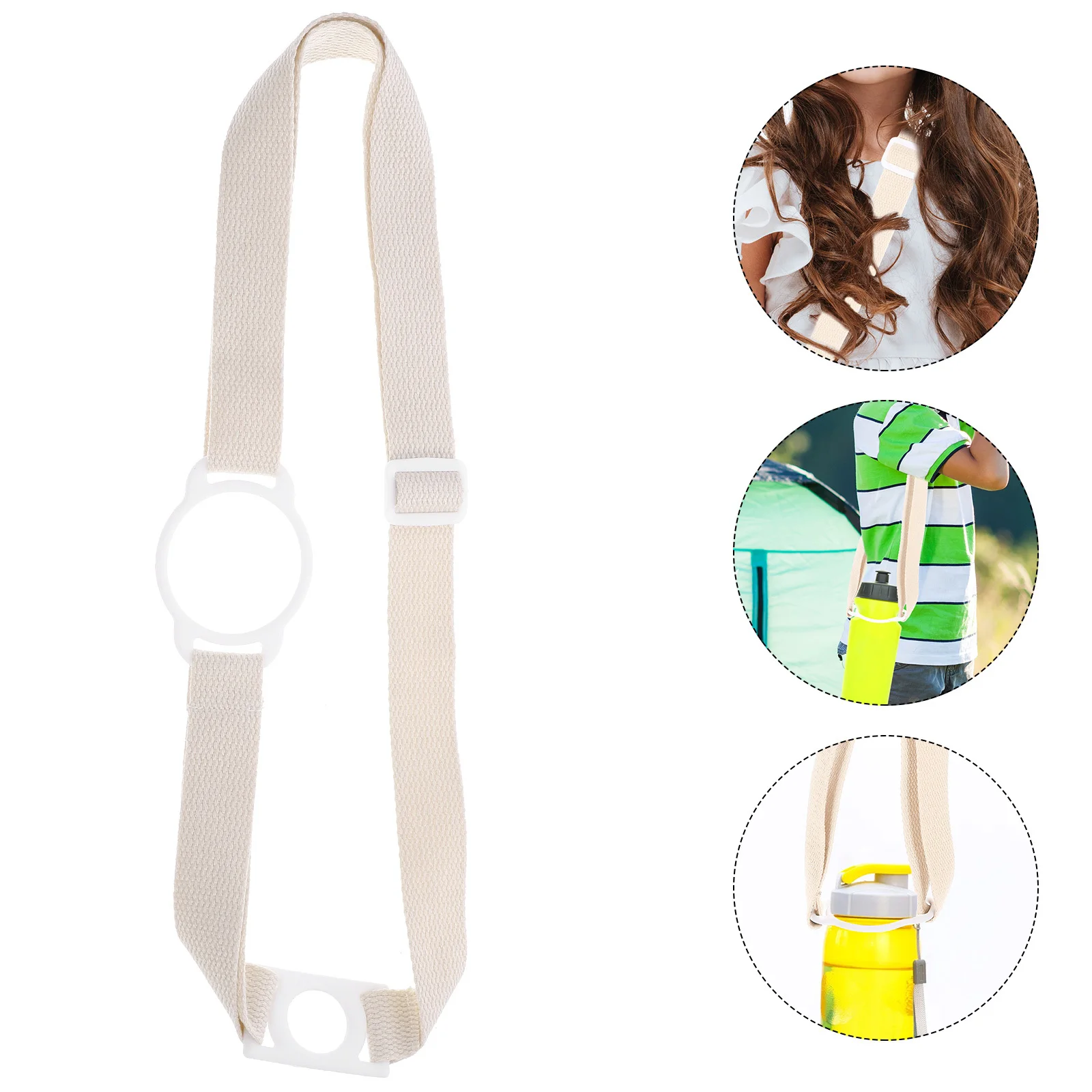 

High-Class Water Bottle Carrier Adjustable Strap Practical for Outdoor Trekking Adventures Bottle Strap Water Kettle Sleeve